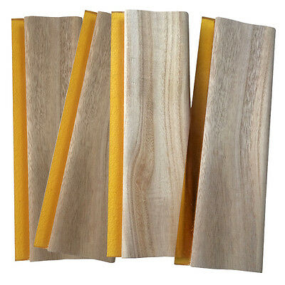 4 Pcs 13" Screen Printing Squeegee Wooden Scraper Rubber Ink Knife 33cm Oiliness