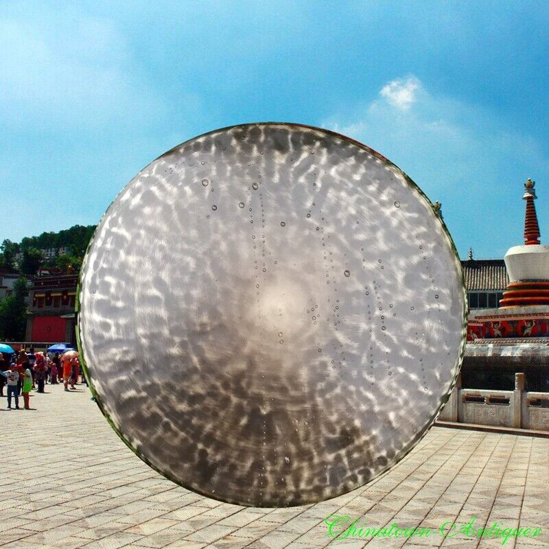 45 Cm High Side Gong Clear The Way Gong Temple Ritual Gong Daoist Gong 直邊鑼 #0451