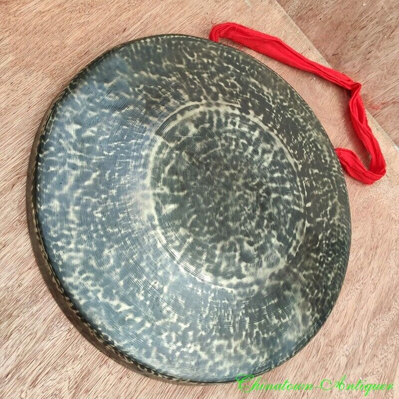 30 Cm Tiger Tone Gong Traditional Opera Dedicated Gong Temple Gong 青銅虎音鑼 #0453